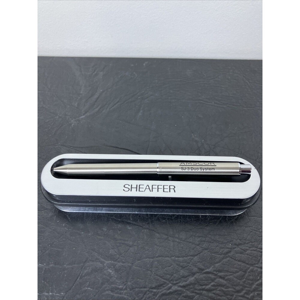Rare Sheaffer Sentinel SJ-3 Duo System Working AMSCOR Pen Pencil Japan VTG